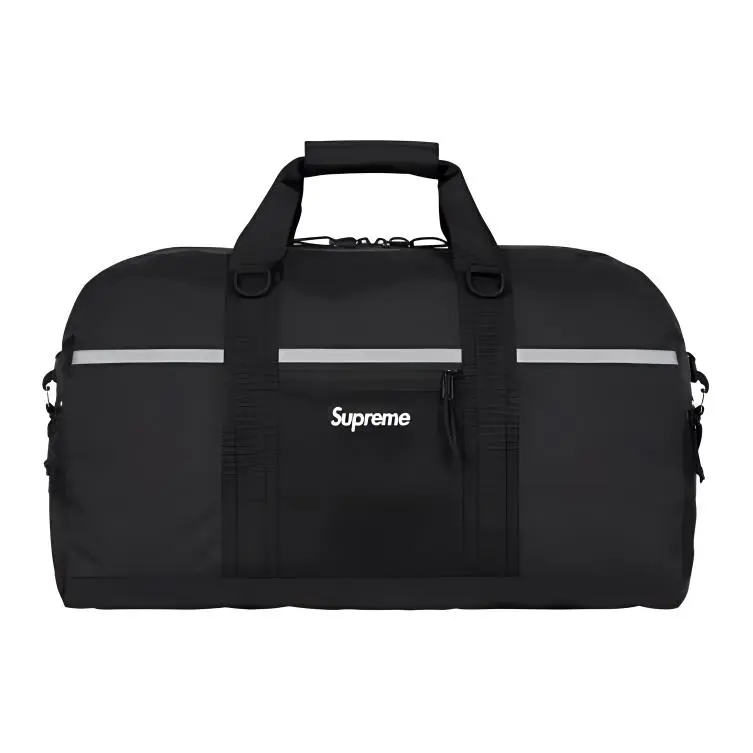 Supreme 47L Nylon Travel Bag Unisex Black
