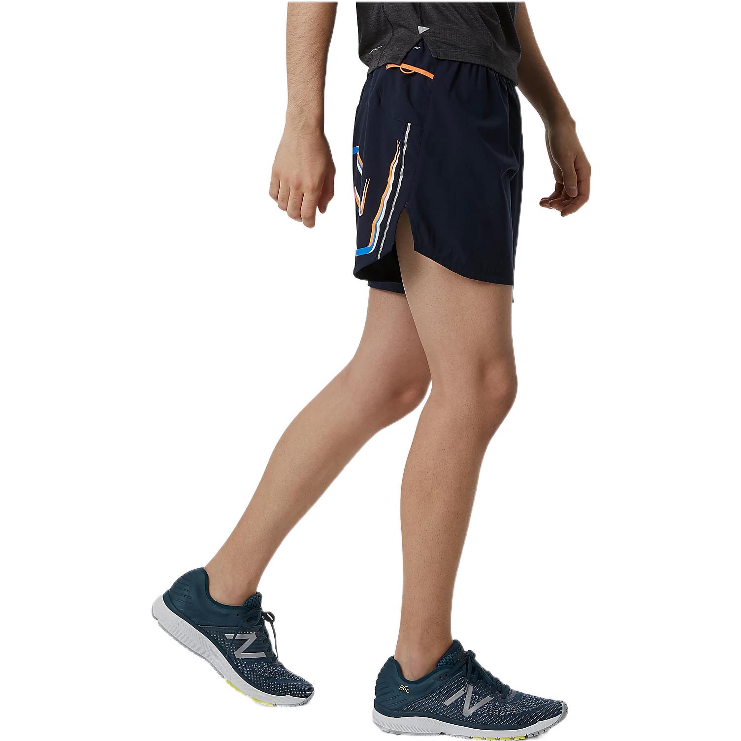 New Balance Graphic Sports Shorts Men’s Black Moderate