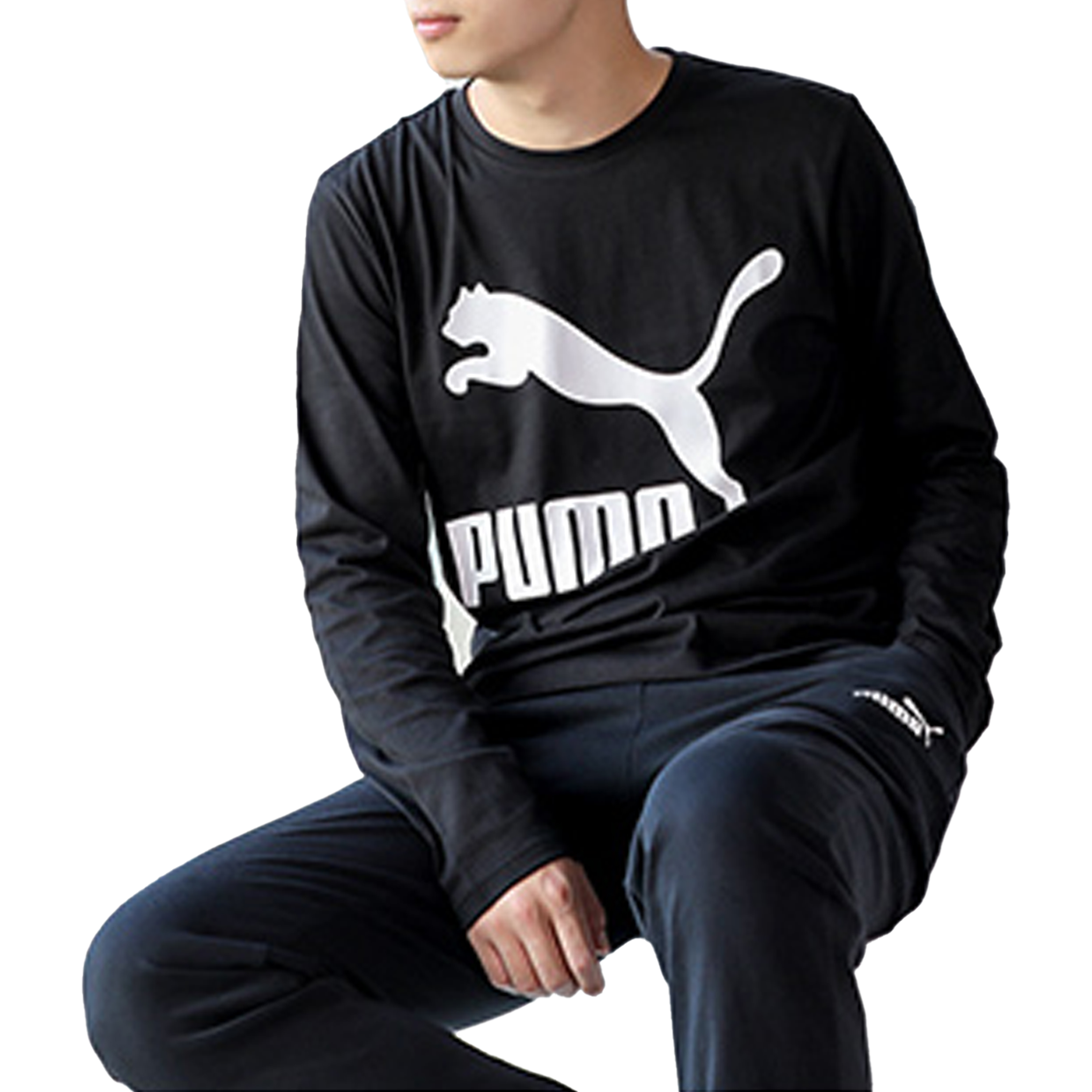 Мужская футболка PUMA (черная) — фото 3
