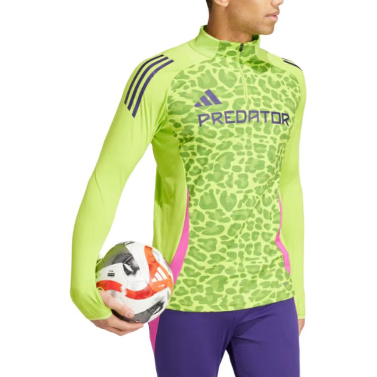 Adidas GENERATION PREDATOR TRAINING TOP Soccer Jersey Men’s Half Sun Paste Color/Half Awake Fuchsia