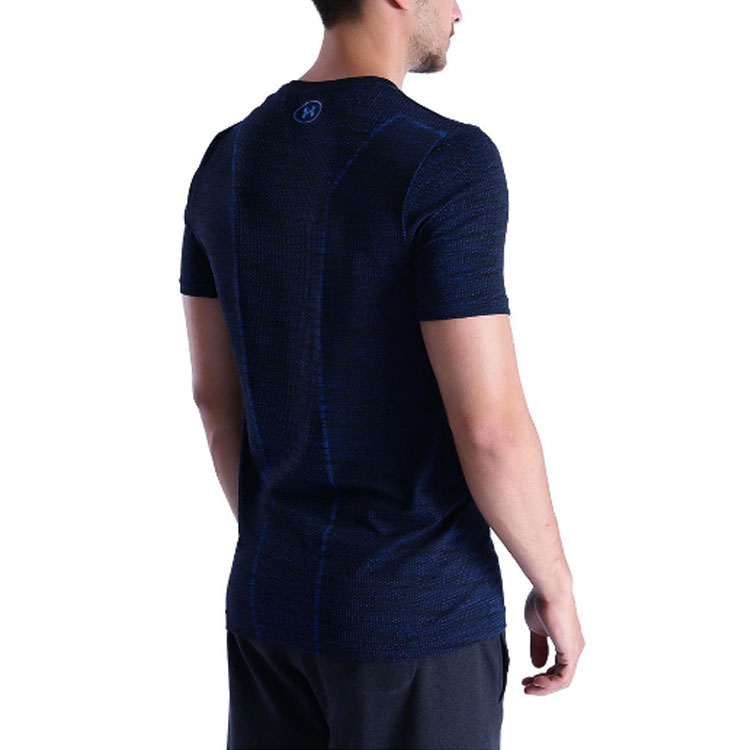 Мужская футболка Under Armour Under Armour RUSH HEATGEAR TRUE INK T (синий) — фото 4