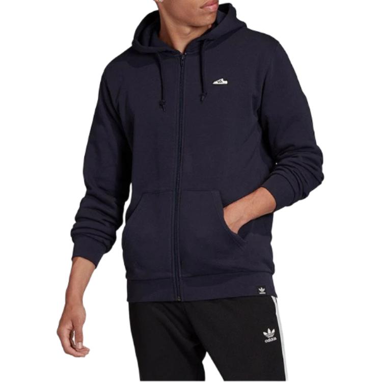 Мужская куртка adidas Sst Fz (синий) — фото 3