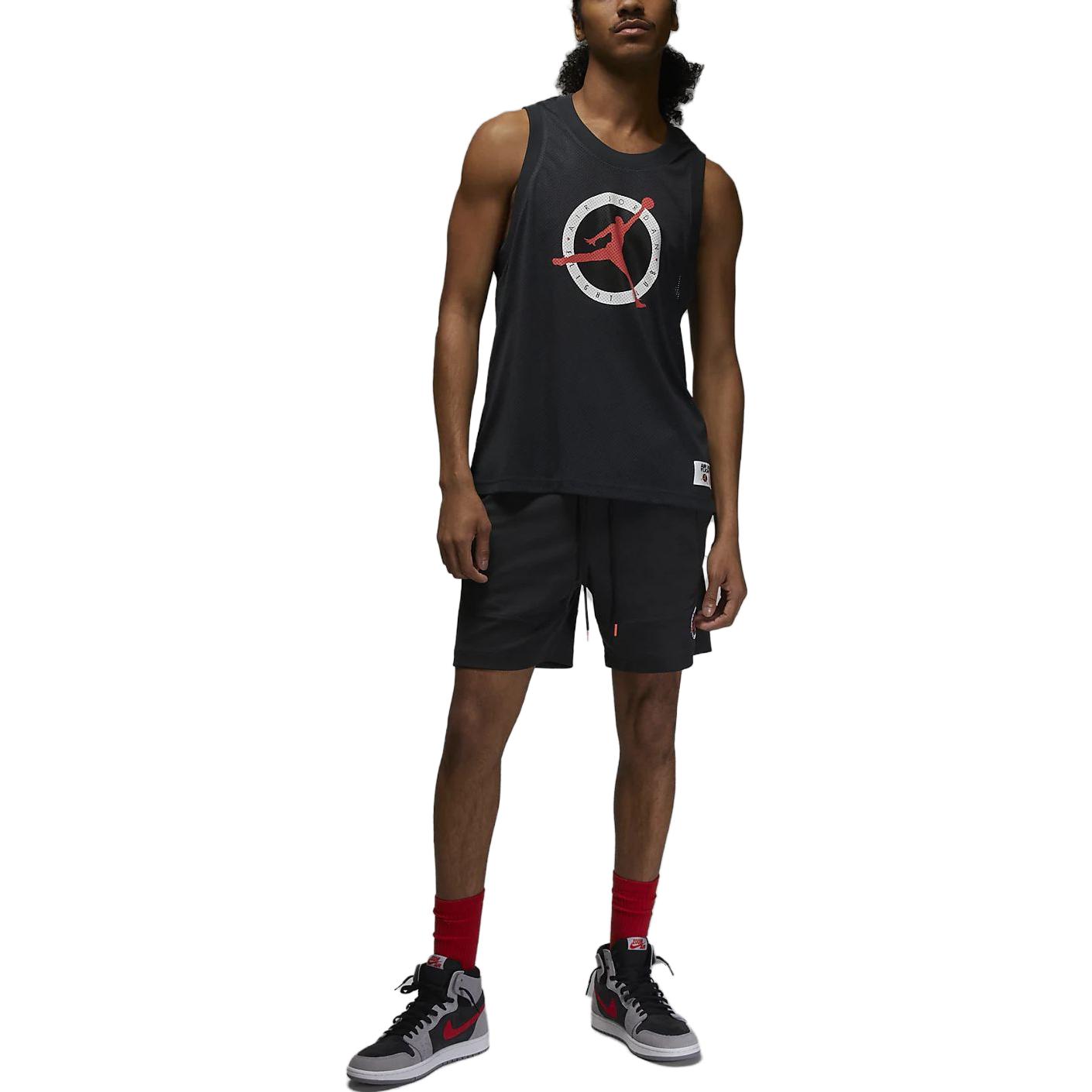 Jordan Basketball Jersey Men’s Gray Black