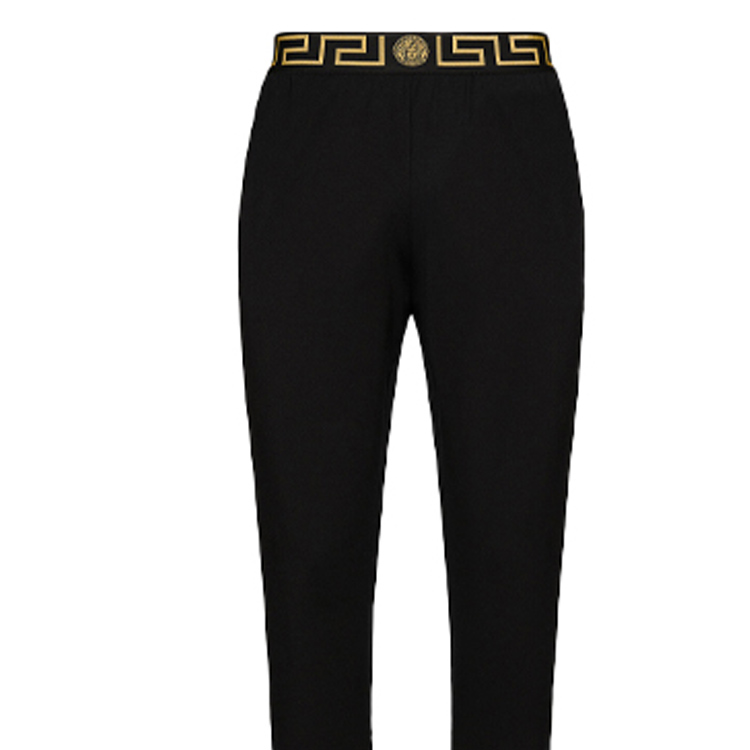 Мужские штаны Versace (черные) — фото 6
