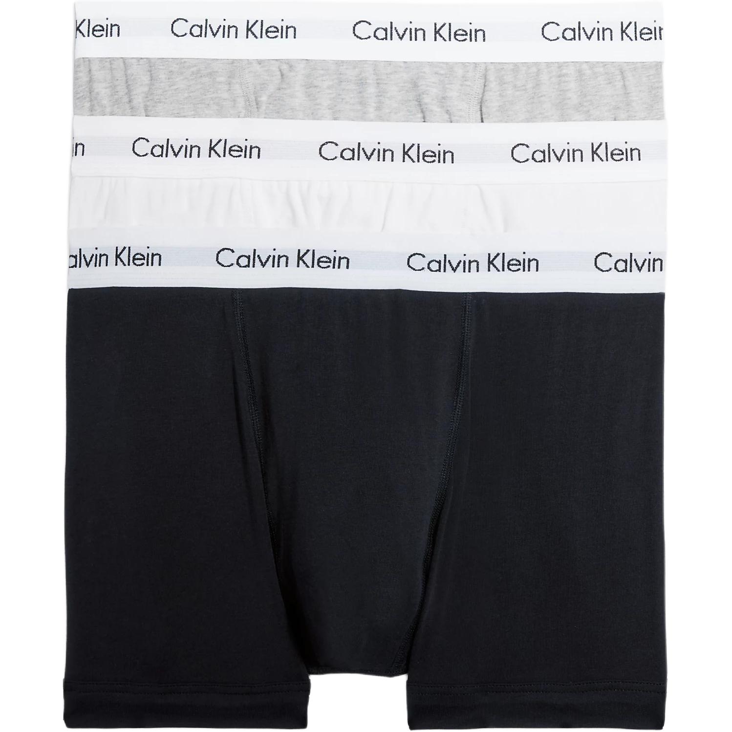 Мужские боксеры CALVIN KLEIN (черно-серые)
