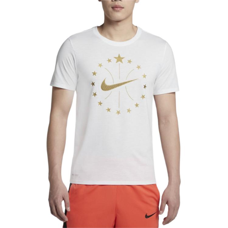 Мужская футболка Nike LogoT (белый) — фото 3