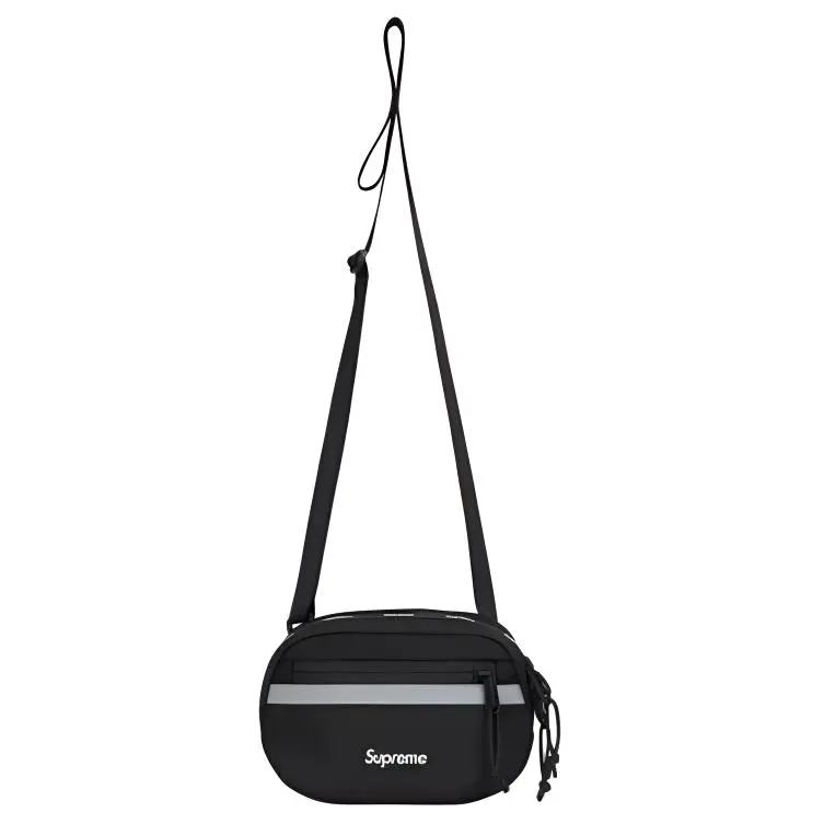 Supreme Nylon Shoulder Bag, Crossbody Bag Mini Unisex Black