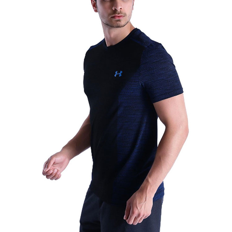 Мужская футболка Under Armour Under Armour RUSH HEATGEAR TRUE INK T (синий) — фото 5