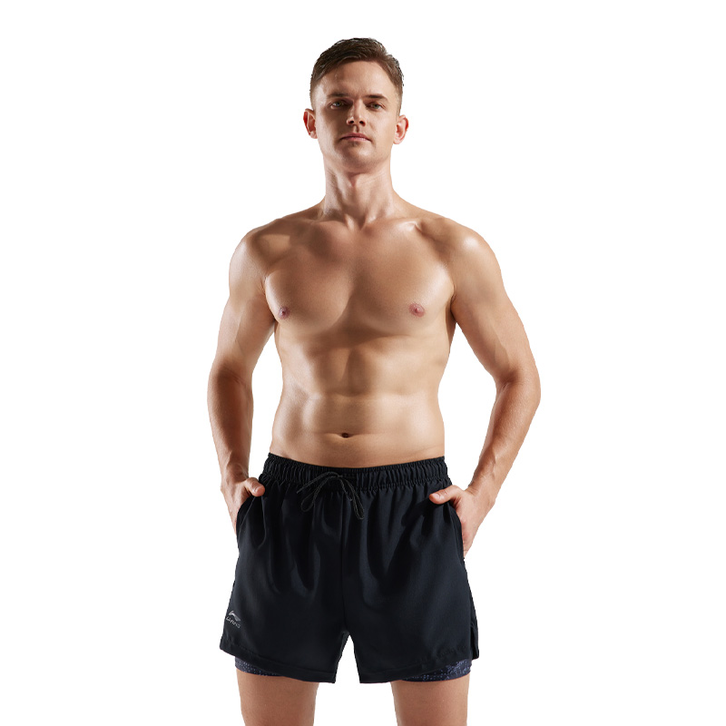 Li Ning Swimming Shorts Men’s Black