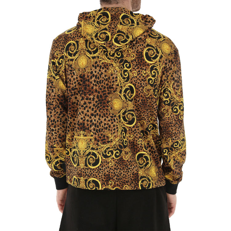Мужское худи Versace Jeans Couture (черное) — фото 6