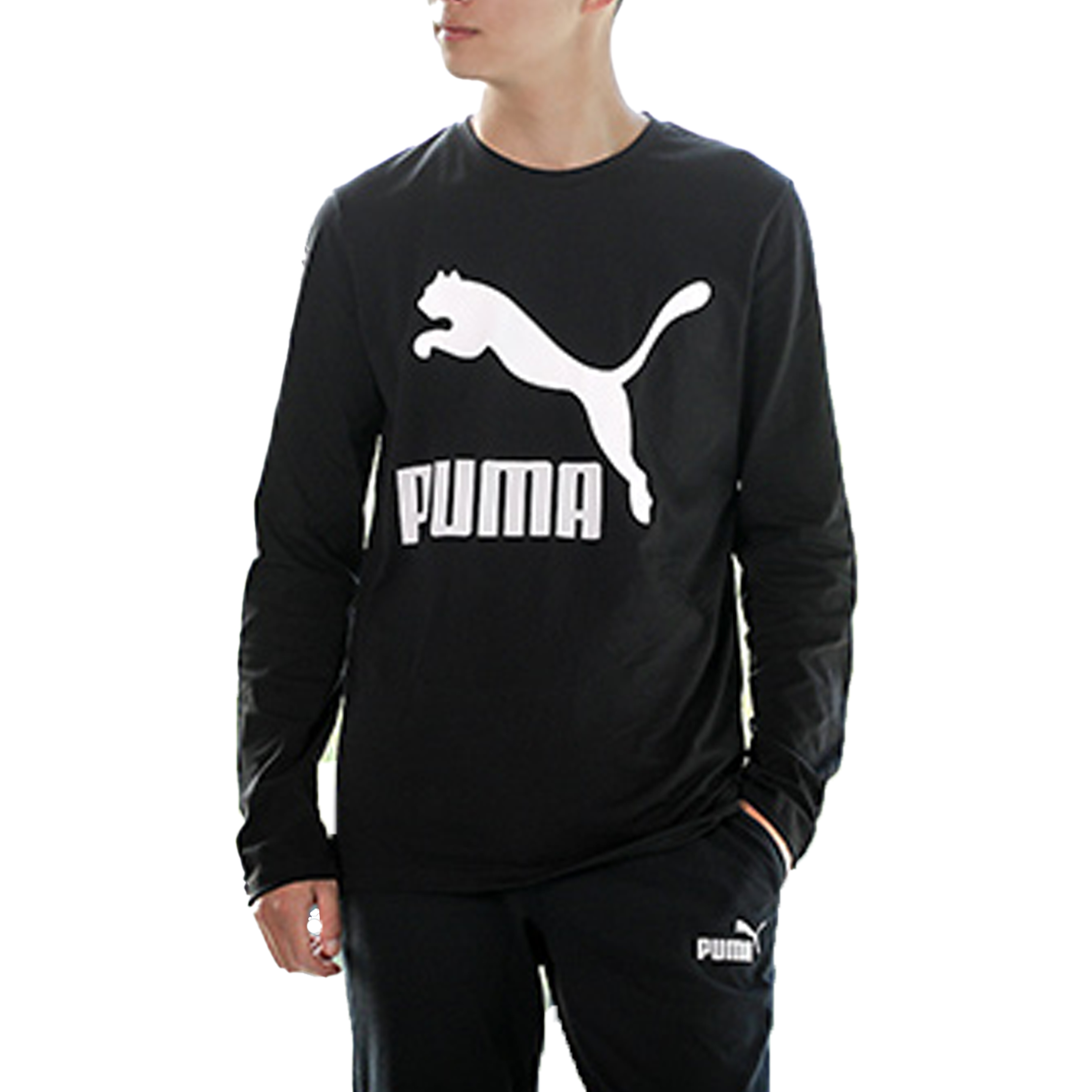 Мужская футболка PUMA (черная) — фото 5