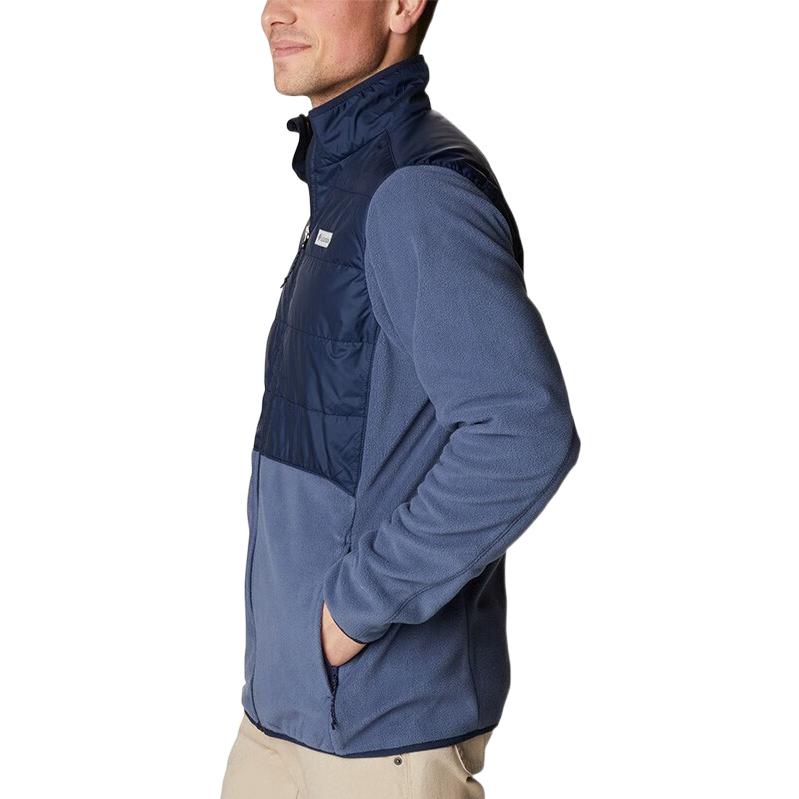 Columbia Omni Heat Fleece Clothing Men’s Blue