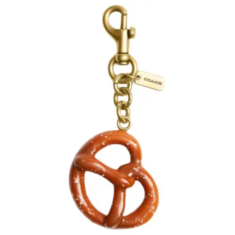 COACH Small Pretzel motif Bag Charm