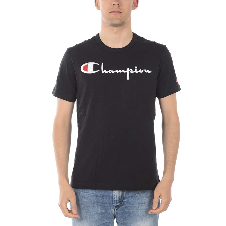 Мужская футболка Champion Logo (черная) — фото 4