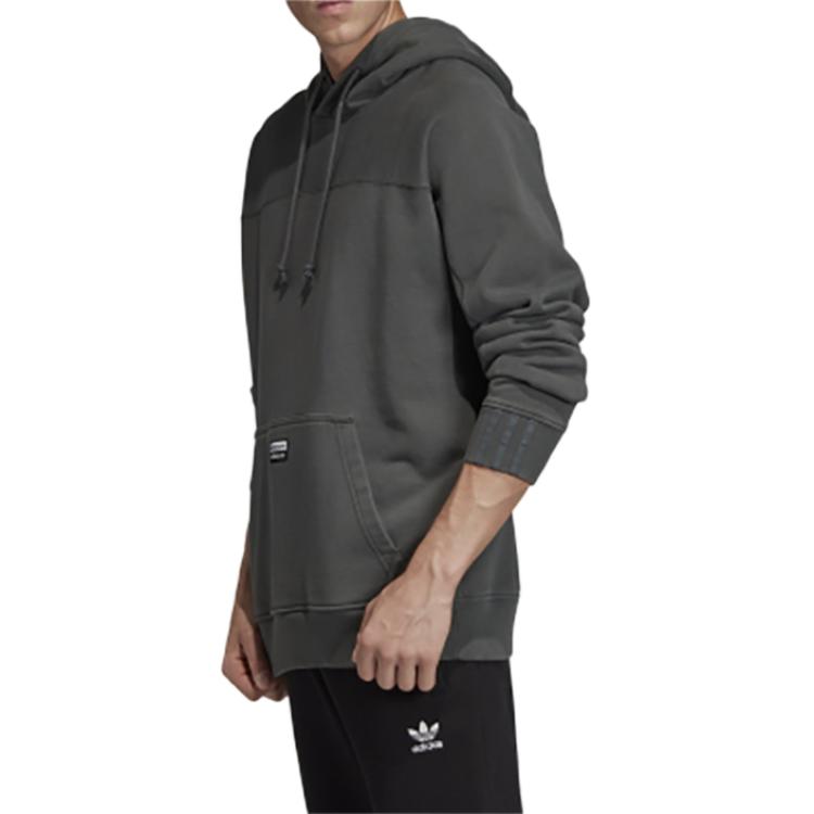 Мужские худи adidas originals R.Y.V. LG Hoody (серый) — фото 7