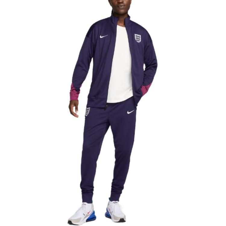 Nike Dri FIT Sport Soccer Jersey Set Men’s Purple Ink/Rosewood/White