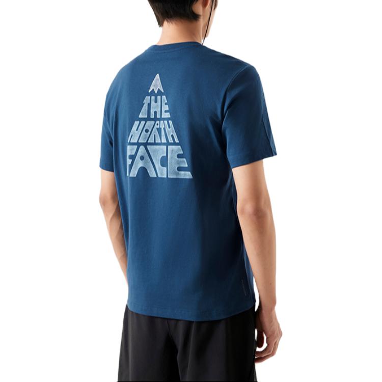THE NORTH FACE Quick Dry T Shirts Men’s Deep Sea Blue