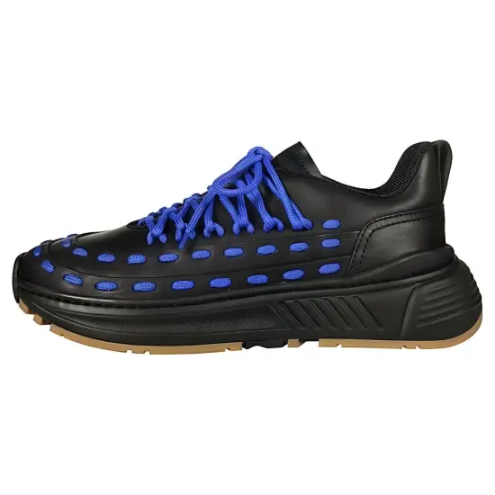Bottega Veneta Casual Shoes Men Low-Top Blue Black