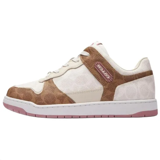 COACH Skateboard Shoes Women's Low-Top Pink