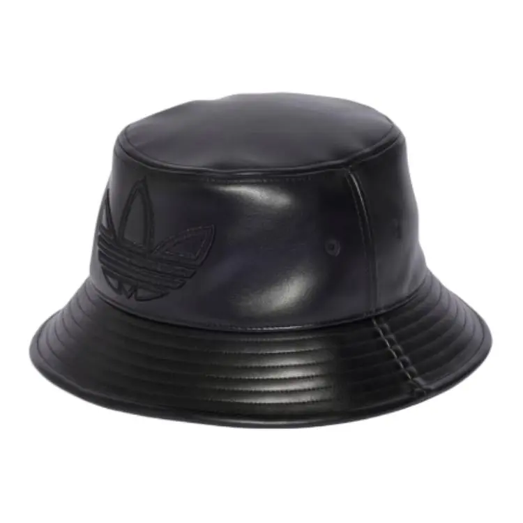 Adidas Originals PU Polyurethane Bucket Hats Unisex Black