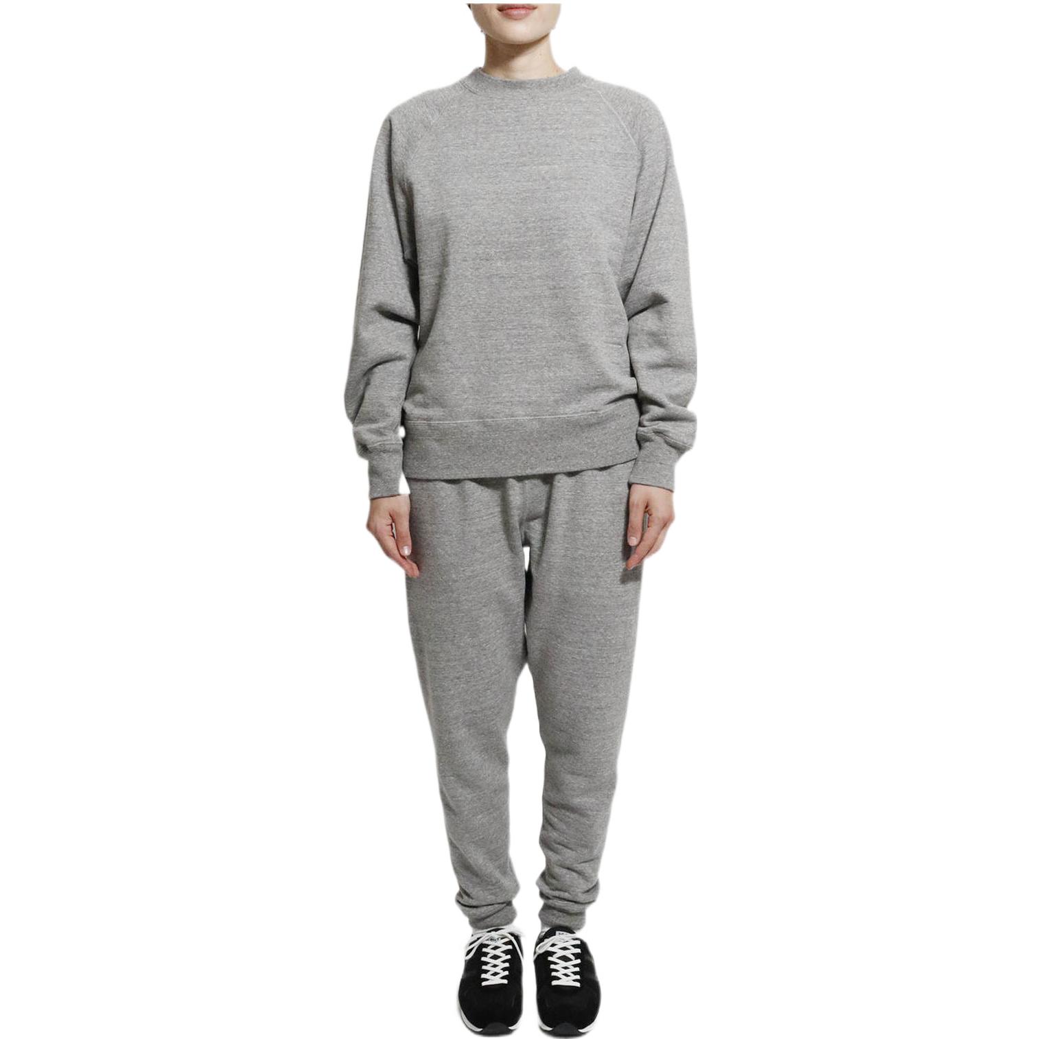 Мужские штаны nanamica SS22 Sweat Pants (серые) — Экрю — фото 5