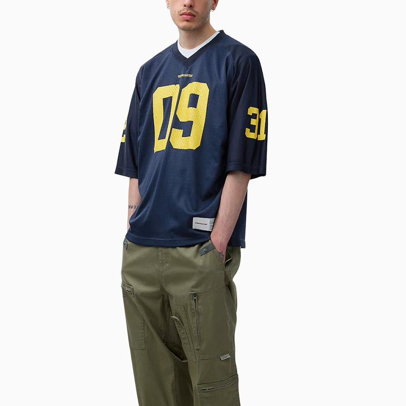Thisisneverthat Soccer Jersey Unisex Marine Blue