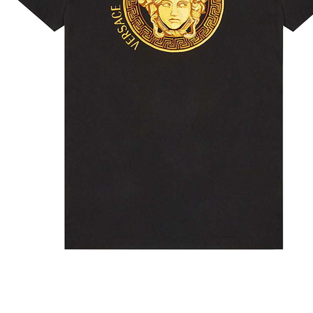 Мужская футболка Versace Medusa (черная) — фото 6