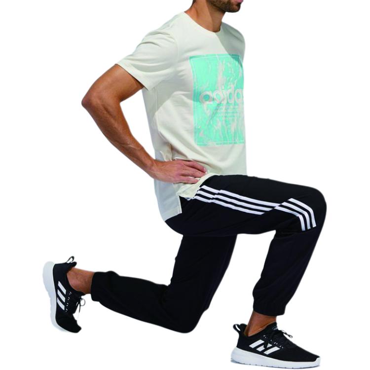 Мужские штаны adidas M 3S WVN PT (черные) — фото 6