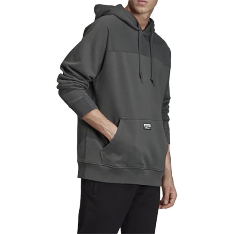 Мужские худи adidas originals R.Y.V. LG Hoody (серый) — фото 6
