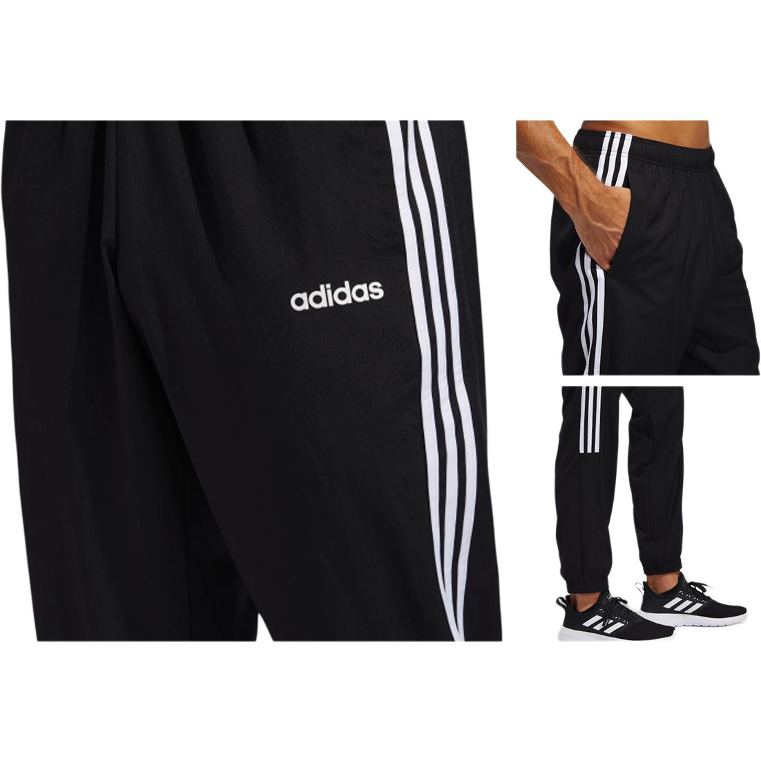 Мужские штаны adidas M 3S WVN PT (черные) — фото 4