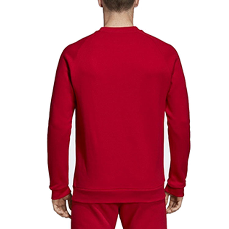 Мужские худи adidas Trefoil Crew (красный) — фото 3