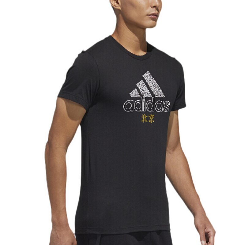 Футболка adidas (черная) — фото 5