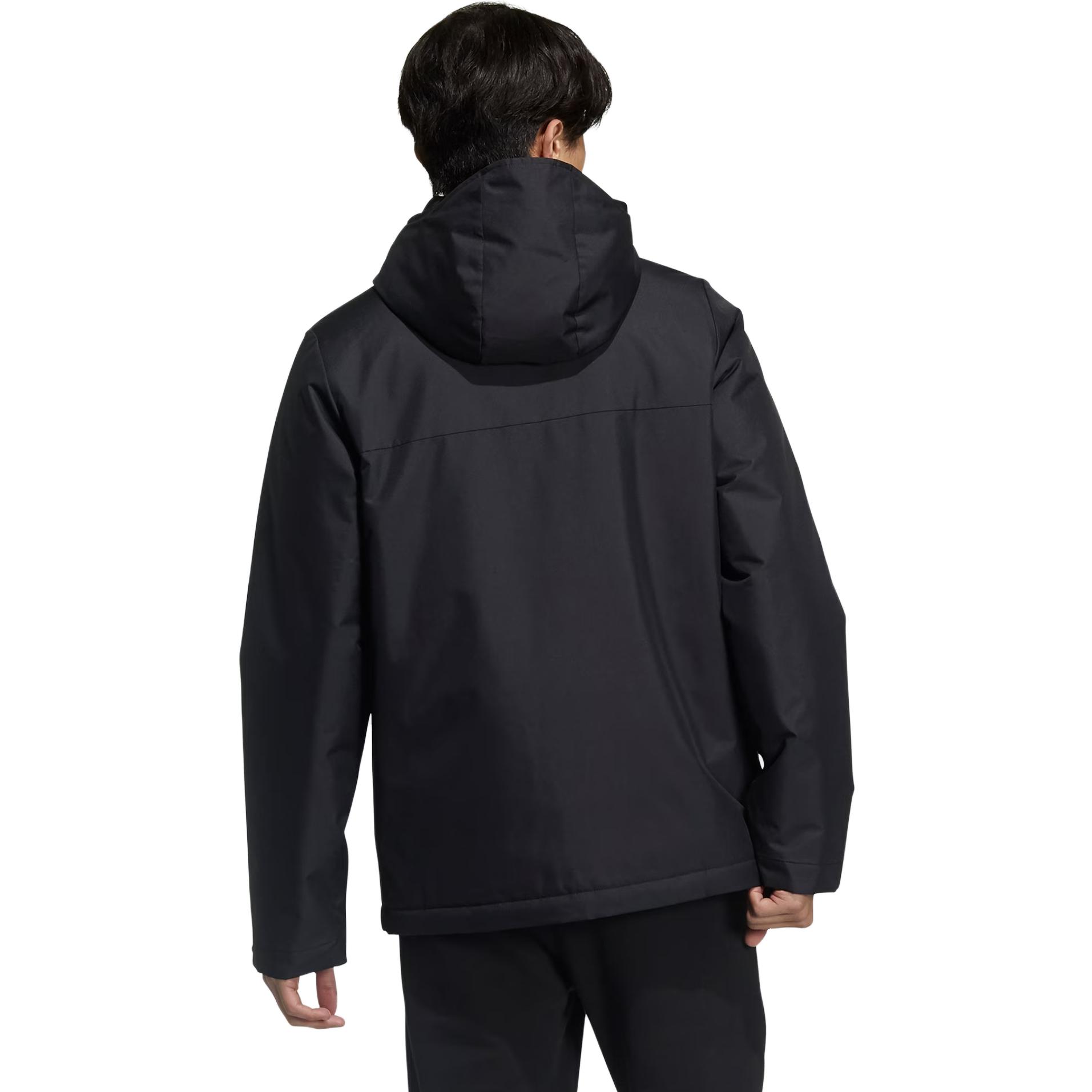 Мужская куртка adidas neo Pad Jacket (черная) — фото 5