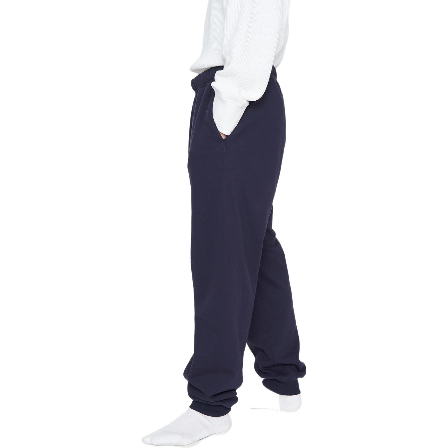 Мужские штаны nanamica SS22 Sweat Pants (серые) — Экрю — фото 10
