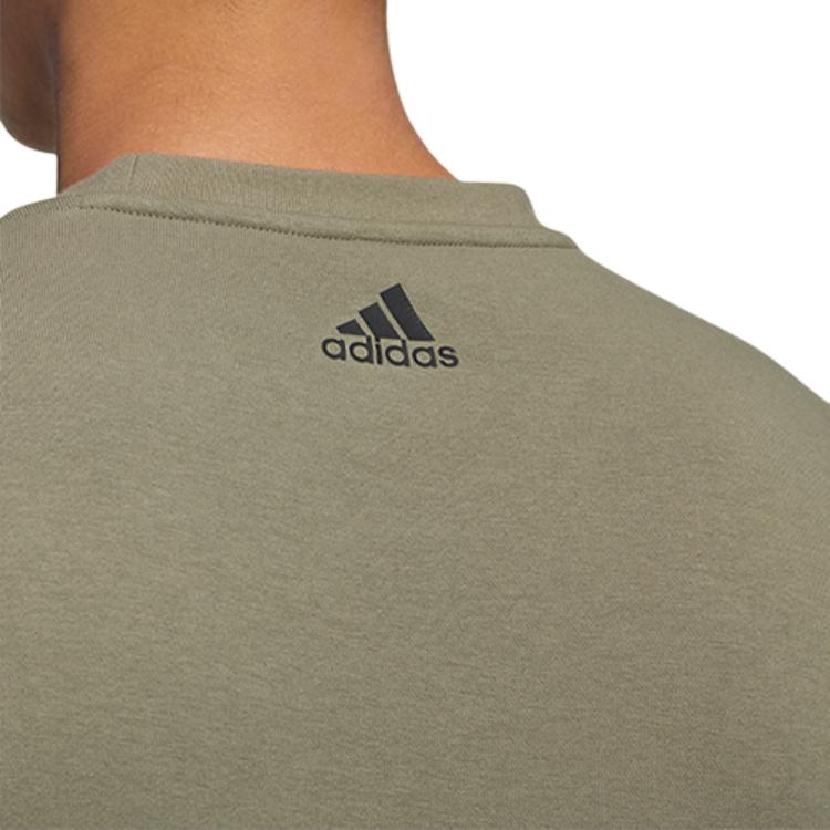 Мужское худи adidas MH Gfx Ft Bos (зеленое) — фото 3