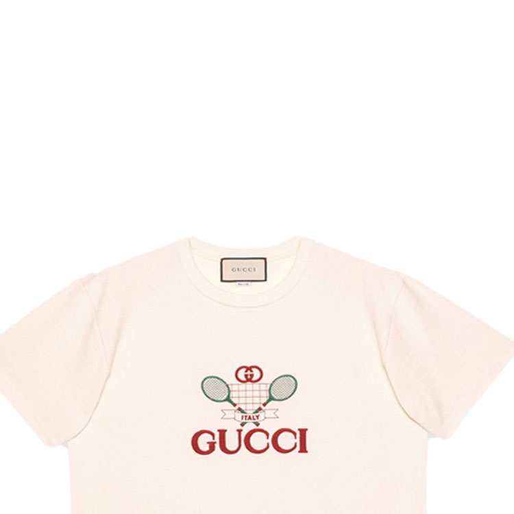 Мужская футболка Gucci (белая) — фото 6