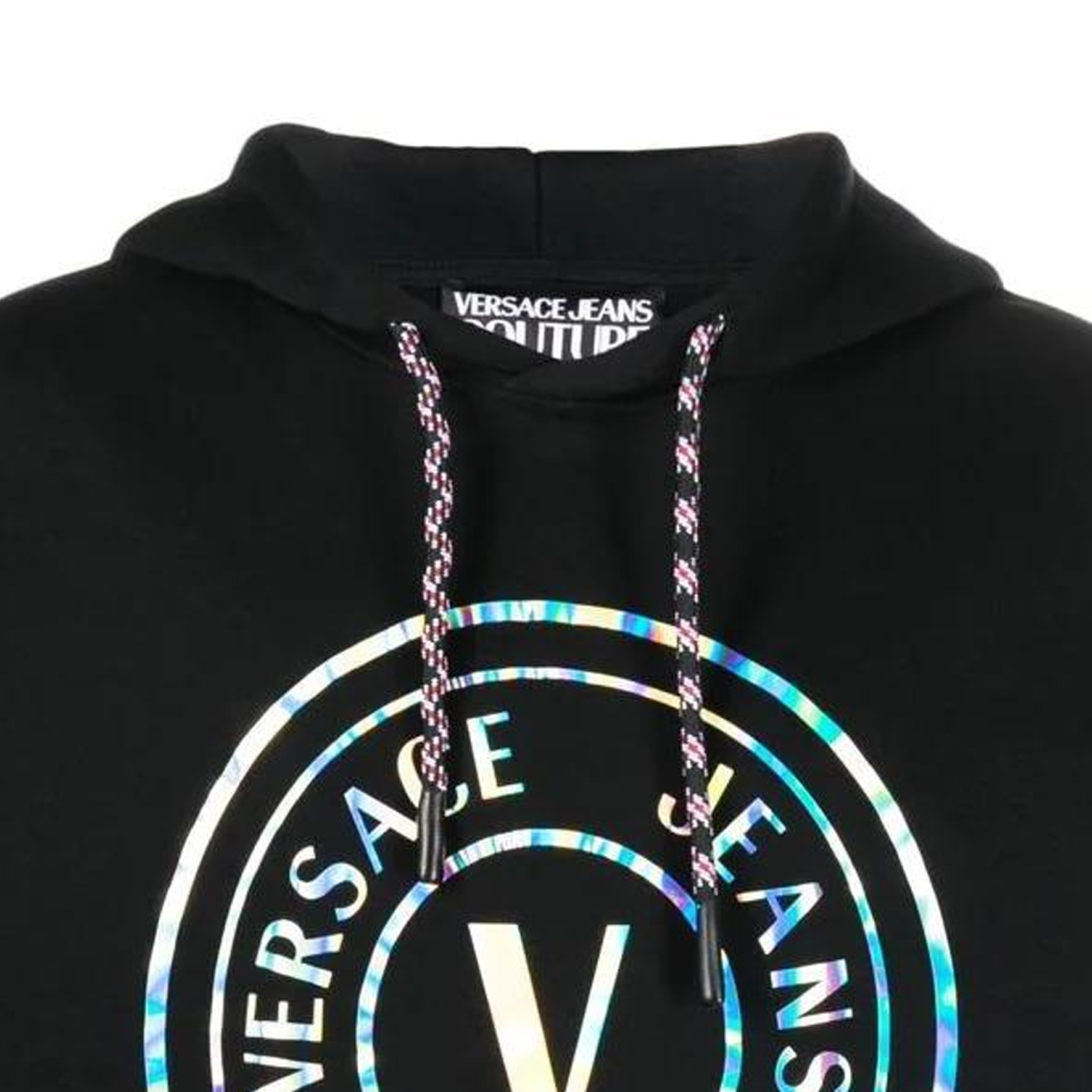 Мужское худи Versace Jeans Couture (черное) — фото 5