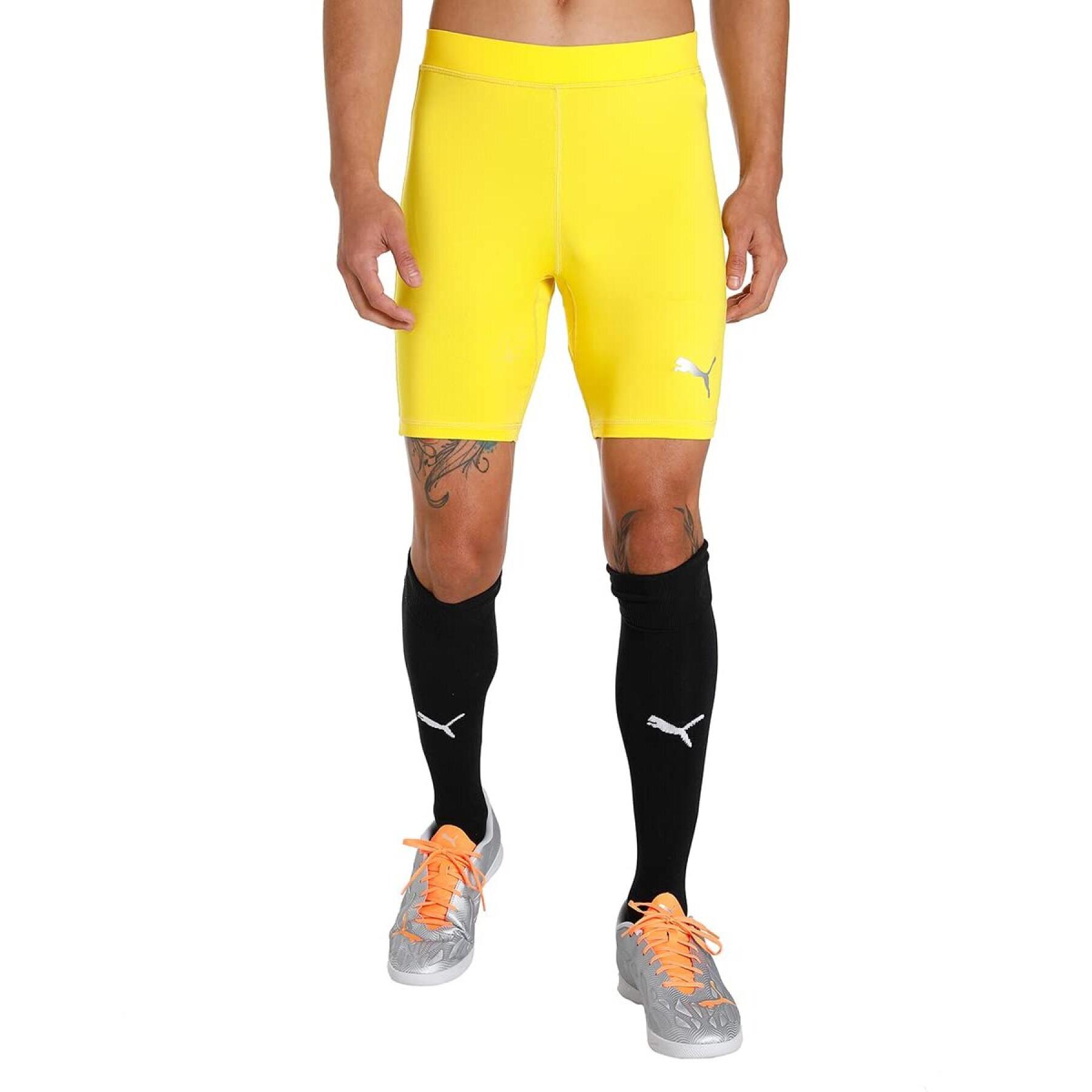 PUMA LIGA BASELAYER Sports Shorts Men’s Electronic Yellow