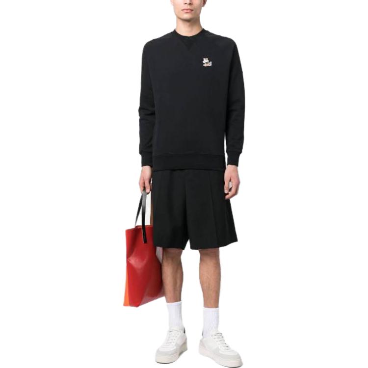 Мужской худи Maison Kitsune SS23 (черный) — фото 4