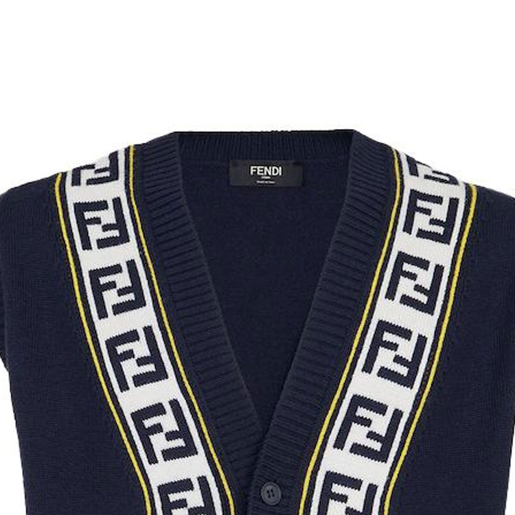Мужской жилет Fendi (синий) — фото 4
