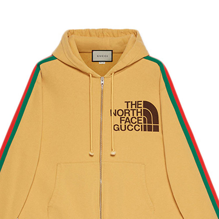 Куртка Gucci x THE NORTH FACE (желтая) — фото 6