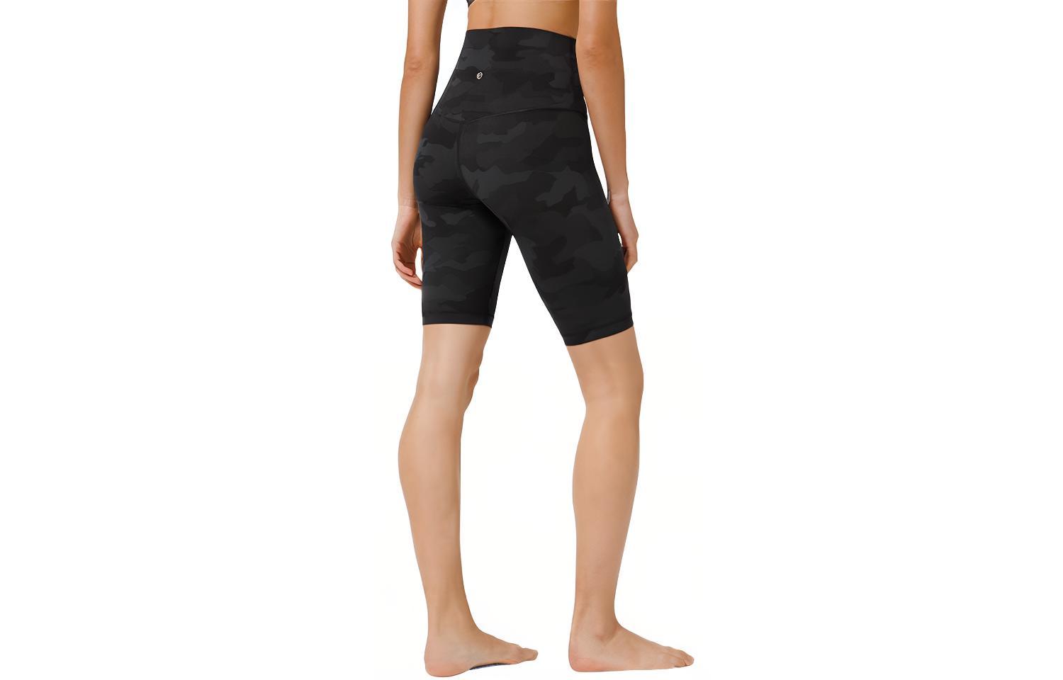 Lululemon Align Casual Shorts Women’s Camouflage Deep Carbon Multicolor
