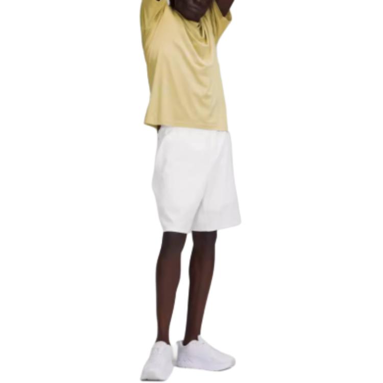 Lululemon Pace Breaker Sports Shorts Men’s White Moderate