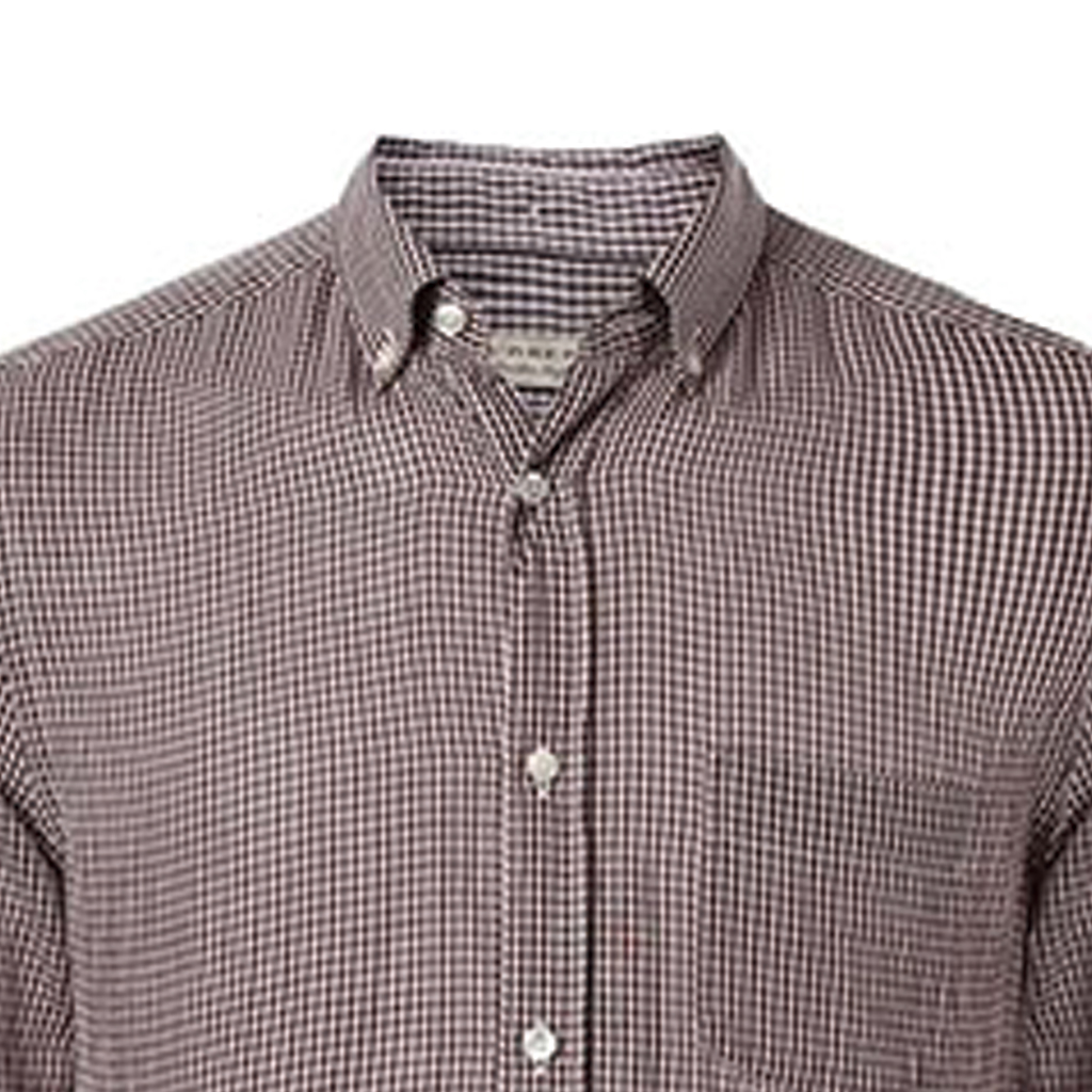 Мужская рубашка Burberry (розовая) — фото 5