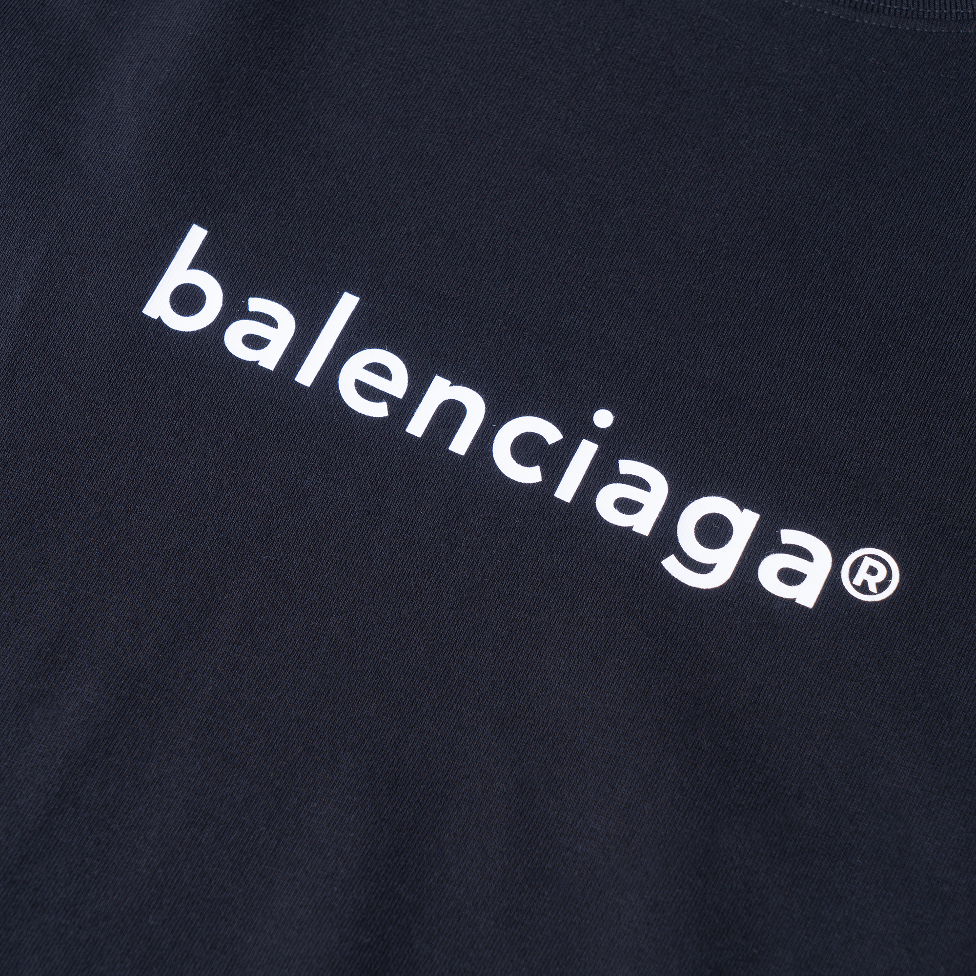 Мужская футболка Balenciaga (черная) — фото 4