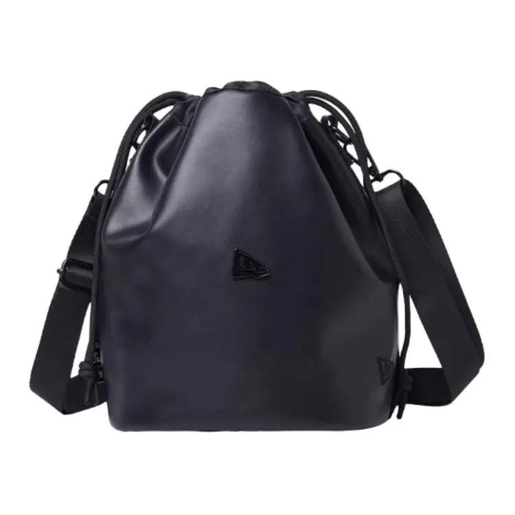 New Era Pu Bucket Bags Crossbody Bag, Shoulder Bag Regular Unisex Black
