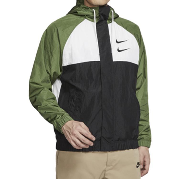 Мужская куртка Nike (зеленая) — фото 3