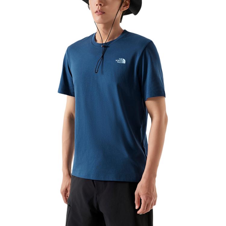 THE NORTH FACE Quick Dry T Shirts Men’s Deep Sea Blue