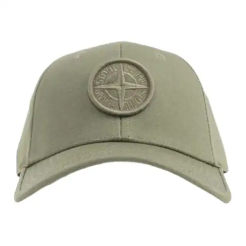 STONE ISLAND Compass-Motif Curved Peak Baseball Cap