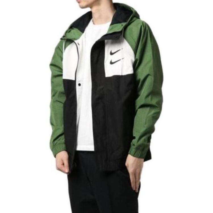 Мужская куртка Nike (зеленая) — фото 4